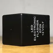 EP-29 LED Flasher Relay Fix Flash Turn Signal Decoder Equalizer Black
