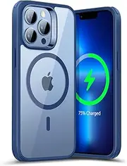 ESR for iPhone 13 Pro Case, MagSafe Phone Case Supports Magnetic Wireless Charging, Reinforced Drop Protection, Scratch-Resistant Back Hybrid Case, Classic Cover for iPhone 13 Pro, Clear Blue