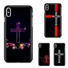 red cross black verse god Anti fall Case For iPhone XS 11 12 13 14 15 16 Pro Max