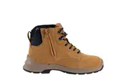 Kings Mens Zip Side Work Safety Boots 15532Z - Wheat