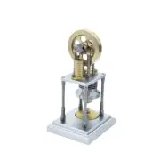 New Mini Hot Vertical Stirling Engine Model J06B Aluminum Alloy Base Great Gift