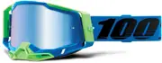 100% Racecraft II Fremont Motocross Goggles, black-blue for Men One Size Black Blue