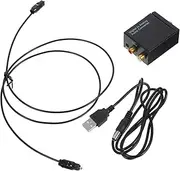 GLEAVI Pcs Audio Box Digital Signal Splitter Khz Sampling Power Optical Fiber Cable