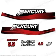 Fits Mercury 9.9hp Fourstroke Bigfoot Outboard Decal Kit Blue or Red 9.9 99-06