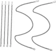 BATHVEVE 6 Pack Iron Tag Chain Plant Hanging Chain for Decorative Plant Hanger Bird Feeder Hanger
