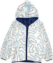 [Caihoyu] Girls Sherpa Lined Hoodie Fleece Zip Up Jacket Toddler Girl Jacket With Hood