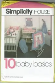 Simplicity Sewing Pattern 125 Nursery Decor Bedding