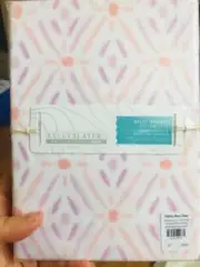 Pottery Barn Malai Standard Pillowcase Set 2 Pink Geometric Kelly Slater More+
