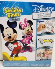 Disney Shrinky Dinks Jr. Activity Kit. 50 Pce Mickey Minnie Donald Duck Goofy