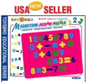 Number Addition Subtraction Shapes Magnetic Foam Learn Gift Puzzle Toys EC