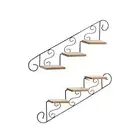 Plant Stand Staircase Decorative Shelf Wall Mount Bracket Wall Hanging Flower