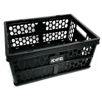 在飛比找momo購物網優惠-【IDFR】賓士款造型 摺疊籃 置物籃 收納箱 每組2入(摺