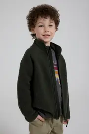 Fern Kids Borg Raglan Fleece Jacket