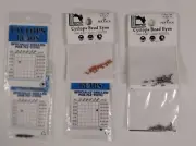 Hareline Cyclops Bead Eyes; sz 3/32; 6 packs; Black, Nickel, Copper, Brown