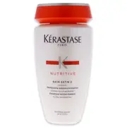 Kerastase Nutritive Bain Satin 2 Shampoo by Kerastase for Unisex - 8.5 oz Shampoo