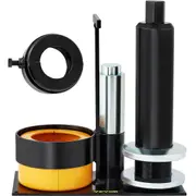 Carrier & Pinion Bearing Puller, Compatible with Dana 30, 40, 60, 70, Ford 9\" Bearings, Pinion Puller Tool with 2 Clamshells, 45# Steel Clamshell Carrier Bearing Puller for Auto