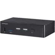StarTech 2 Port DisplayPort KVM Switch - TAA Compliant - 4K 60Hz - 2 Port USB