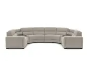 ELISEO FABRIC 6 Seater Curved Corner