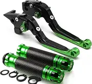 Handlebar Kits Motorcycle Accessories Handlebar Grip Hand Handle bar Grips Adjustable Brake Clutch Levers for kawasakis Ninja 400 ninja400 2018 (Color : A Style)