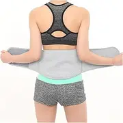 Winter Thicken Thermal Waist Warmer Lumbar Support Belt Decompression Lumbar Back Waist Belt Lower Back Support Belt(Large)