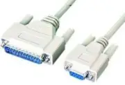 Epson CEPS-003 Cable, Null Modem Serial, DB-9 Female to DB-25 Male, 6' Length...