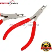 PRECISE CANADA --- Mini Split Ring Pliers 5" Red Dep Handle