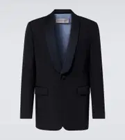 [Valentino] Valentino Virgin wool tuxedo jacket AU 93 black