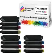 3 Sets BCMY Non-Genuine Toner Cartridge for Kyocera TK-5284 TK5284K TK5284K TK5284K TK5284 (13,000/11,000 (B/CMY) Pages) for M6635CIDN P6235CDN
