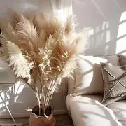 Fulolar 10pcs 40'' Pampas Grass Tall Decor Pompas Floral, Tall Pampas Grass for Floor Vases, Living Room Floor, Floor Plants, Plumas para, and Grass Wall Decor
