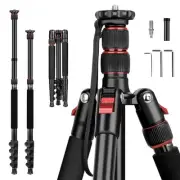 Tripod for Camera, 74" Camera Tripods & Monopods, Professional Aluminum Tripo...