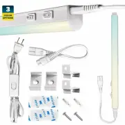 Sunperian LED Under Cabinet Light 12" Plug In Linkable 3 Color Option