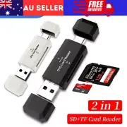 USB-C OTG Adapter SD TF Micro Card Reader For iPhone Samsung MacBook PC Laptop