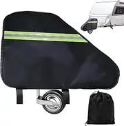 Tow Hitch Covers - Car Hauler Caravan Hitch Protector - Waterproof Windproof Breathable 600D Oxford Cloth Shade for RV Towing Ball Coupling Lock