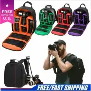 For Canon Nikon Sony DSLR Digital Camera Waterproof Sling Backpack Shoulder Bags