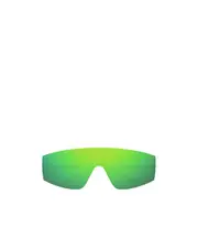 Bottega Veneta Eyewear Futuristic Shield Sunglasses One size Green
