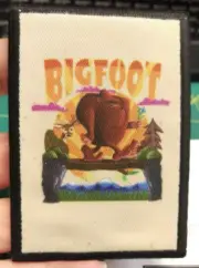 Bigfoot Patch by Lantern Press - Mid Century inspired design - Cute design on it