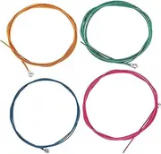 ifundom Bass String Kit 4pcs Reusable Bass Strings for Acoustic Guitar Easy to Change