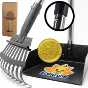 Bodhi Dog Metal Long Handle Tray and Rake Pooper Scooper | Perfect for Small,...