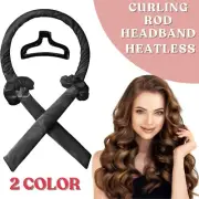 Headband Silk Curler Sets Lazy Heatless Curling Rod Hair Roller Curling Ribbon