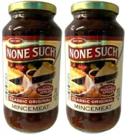 None Such Mincemeat Classic Original, with Apples and Raisins, Gourmet, All N...