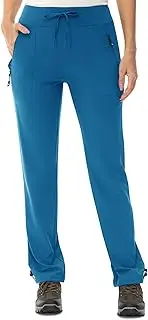 [TBMPOY] Women's Hiking Pants Lightweight Water Resistant Travel Joggers Quick Dry Outdoor Athletic Pants Zipper Pockets