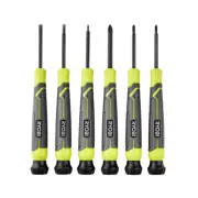 6-piece Precision Screwdriver Set With Cushion Grip Handles | Kit Small