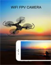 Drone Foldable Selfie Drone with Wide Angle 0.3MP/2MP HD Camera Mini Drone