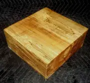 12"×12"×4¼" Large, Thick Spalted Ambrosia Maple Bowl Turning Blank.Carving Wood