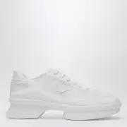 [Prada] White fabric and mesh low-top sneaker 38 IT White