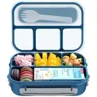 Microwaveable 4-Compartment Lunch Box 1000/1300ml Food Container Kids