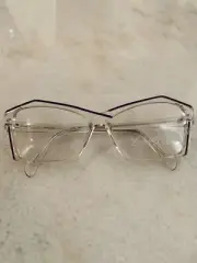 RARE NOS VTG RETRO LEONHARD DE NEFFE 355 Unisex Eyeglass Frames 56-15-110 CLEAR
