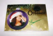 2015 Benchwarmer MARISSA IVANA Holiday #71 Ornament Green Auto/10 BLAZERdancer