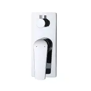 INS Zevio Matt Black/Brushed Nickel/Gunmetal Grey/Matte Black and Rose Gold/Chrome Wall Diverter Mixer