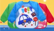 Waterproof Feeding Art Apron Bib Smock Boys Girls Baby Kids Long Sleeve